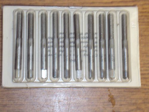New package of10 vermont hand taps 1/4-28 nf polygon b 8-9 gh 6 bottom tap for sale