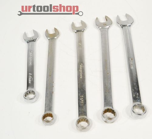 Lot of 5 snap-on combination wrenches 2643-387 for sale