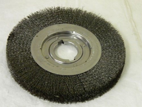 Anderson Crimped Steel Wire Wheel Brush 10&#034; X 1-1/4&#034; X 2&#034; 01416