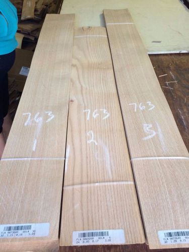 Wood Rustic  White Oak Vener  3  bundles total 88 pcs RAW VENEER  N763.