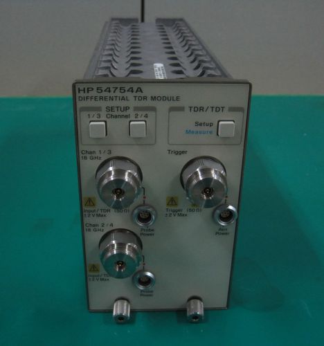 Hp/agilent 54754a differential &amp; single-ended tdr/tdt module for sale