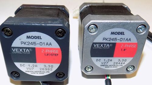 VEXTA STEPPING MOTOR 2 PHASE 1.8D STEP PK245-0 DRIVER CONTROLLER MODEL CSD2112-T