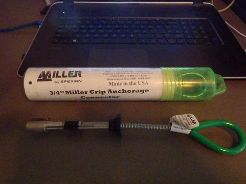 3/4&#034; Miller Grip #496 Anchorage Connector By Sperian