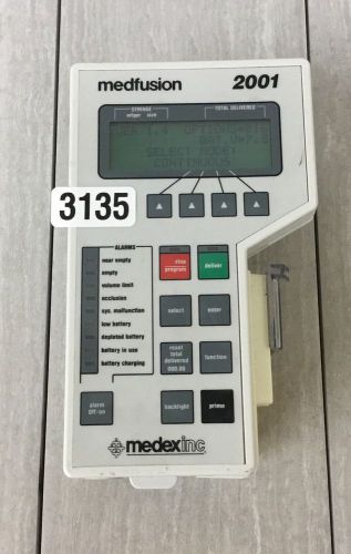 Medex Medfusion Syringe Infusion Pump 2001 3135