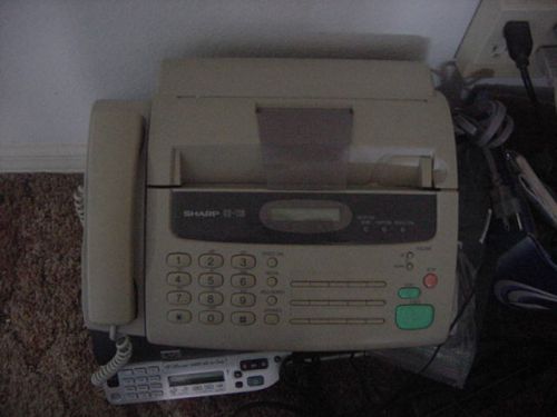Sharp Fax Machine Phone Business Equipment Vintage Back In The Day Used Work