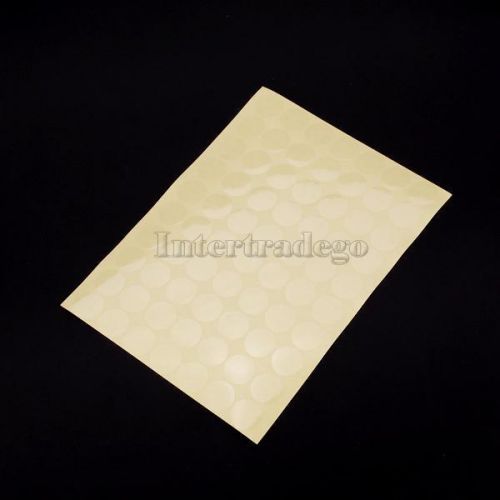 1050pcs crystal clear round stickers 19mm stick adhesive seal labels tags for sale