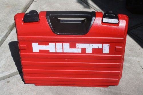 Hilti DX 460 F8 or MX 72 Powder Actuated Nail Gun (Empty Case) fastening