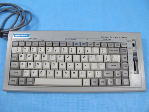 Smith &amp; Nephew / Panasonic Character Generator Keyboard - WJ-KB50