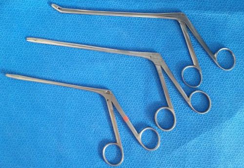 (Lot of 3) Pituitary Rongeurs, (2X Straight &amp; 1X Up)