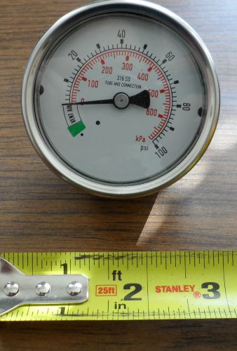 SOUTHBEND RANGE 2-1/2&#034; DUAL PRESSURE GAUGE 3-PG00 P/N: 4967-1