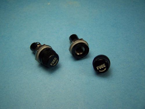 2 pcs 5MM X 20MM PANEL /CHASSIS MOUNT FUSE HOLDER GMA GLASS / CERAMIC FUSES