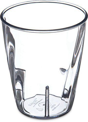 Carlisle 4366407 Swirl Tumbler, 9 oz, Clear, Polycarbonate (Case of 36)