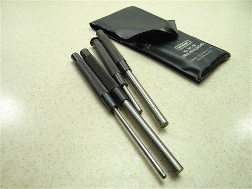 Incomplete set of drive pin punches 3/16&#034; to 3/8&#034; general hardware mfg.co.ing for sale