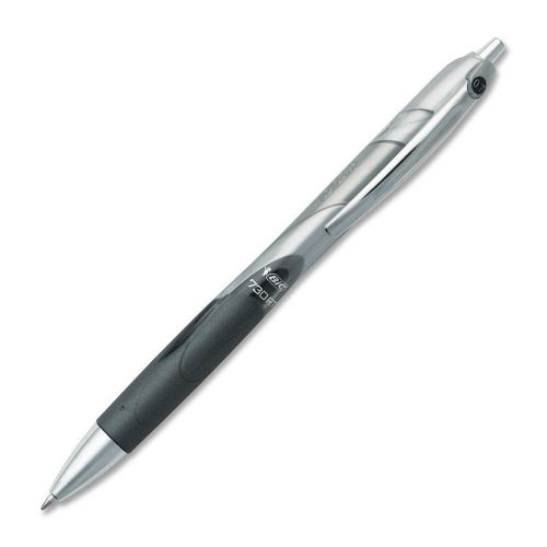 BIC Triumph 730RT Gel Pen (0.7mm), Black, (RTR7711-Blk)  6 - Pack