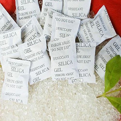 100 pcs Green Mineral Desiccant Non-Toxic Silica Gel Desiccant Packets Dampproof