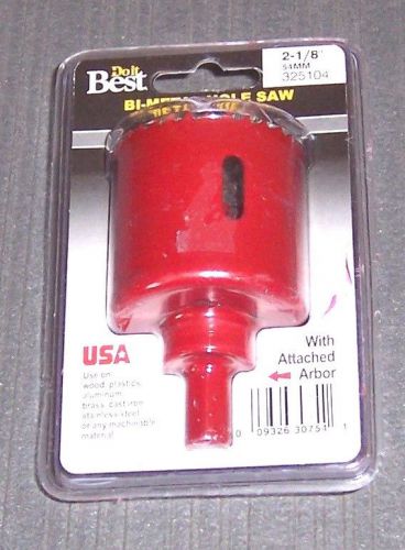 Do It Best 325104  2-1/8&#034; Self Arbored Hole Saw Manufactured By MK Morse USA