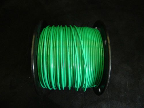 12 GAUGE THHN WIRE SOLID GREEN 20 FT THWN 600V 90C BUILDING MACHINE CABLE AWG