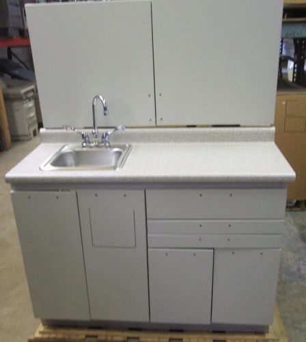 Ritter Exam Room Casework Over Head &amp; Floor Unit BVRLDSP216 Pebble Gray (NEW)