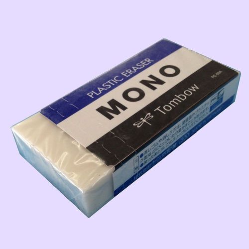 10pcs set Tombow Plastic Eraser MONO PE09 PE-09A-10P LL Size  from Japan