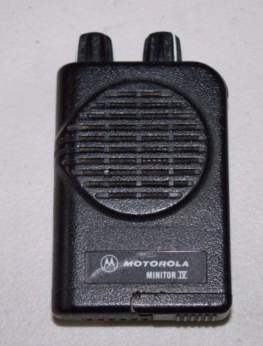 Motorola minitor iv a03kus7239bc 2 channel vhf high band 143-174 mhz pager     n for sale