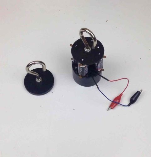 250LB Strength Electromagnet DC Battery Powered HI-POWER MAGNET Compact Portable