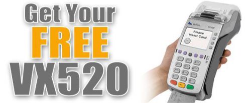 Free Credit Card Terminal - VX520 - Rates starting at 0.25%!!!