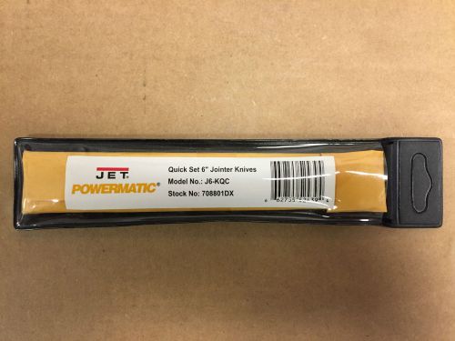 Jet Powermatic Quick Set 6&#034; Jointer Knives J6-KQC