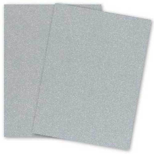 6 Sheets Stardream Metallic Silver 12x18 Card Stock 105 lb Cover