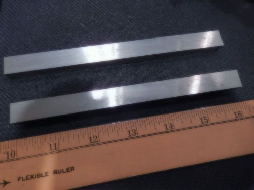 (2) Mo-Max High Speed Lathe Cutting Tool Bit Blanks - Cobalt 3/8 x1/2 x 6&#034; - NOS