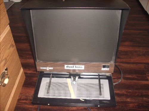Micro Design 400 Microfiche Reader is tested and operational