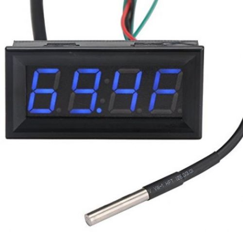 DROK® LED Voltage Fahrenheit Temperature Time Digital Multimeter DC 0-30V 3in1
