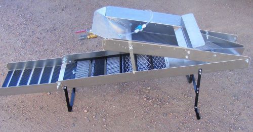 Gold buzzard high banker 10 inch-sluice- with tom tom / washer hose for sale