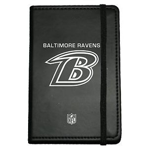 C.R. Gibson Small Leather Bound Journal, Baltimore Ravens (N903890)