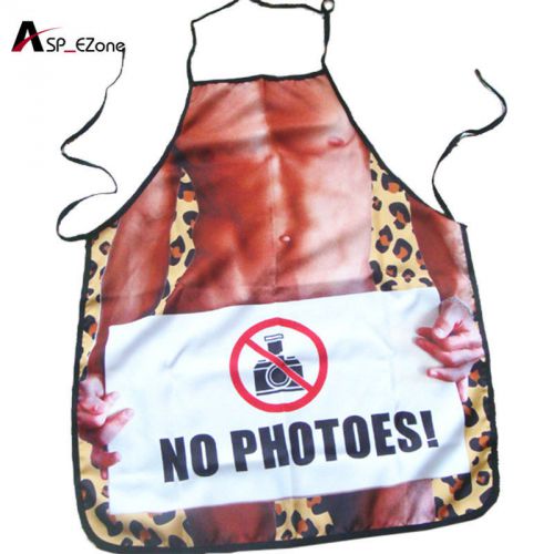 1pc Creative Sexy Apron Cute Apron Kitchen Funny Couples Printing Apron