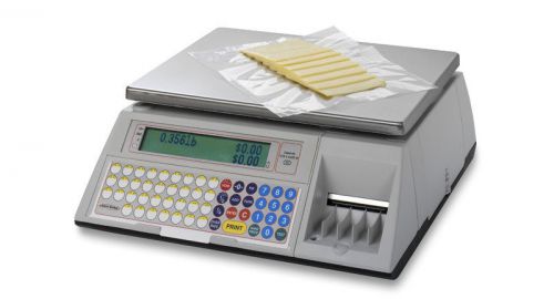 AVERY BERKEL IX-100 PRINTABLE DELI SCALE WITH HIGH SPEED THERMAL BARCODE PRINTER
