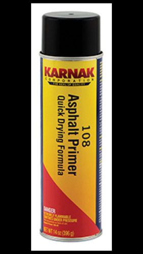 Karnak #108 Asphalt Primer in Spray Can. 14 oz/Can. Price/Can. (12 cans/case;