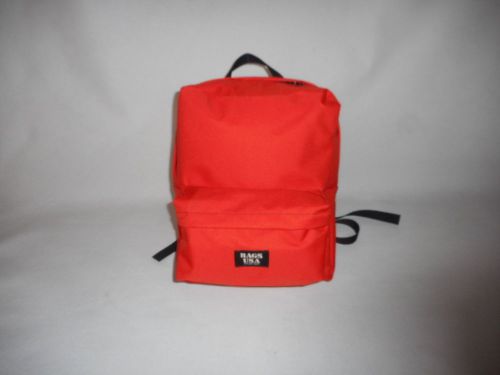 First aid backpack,emergency backpack,search and rescue bag orang made in u.s.a. for sale