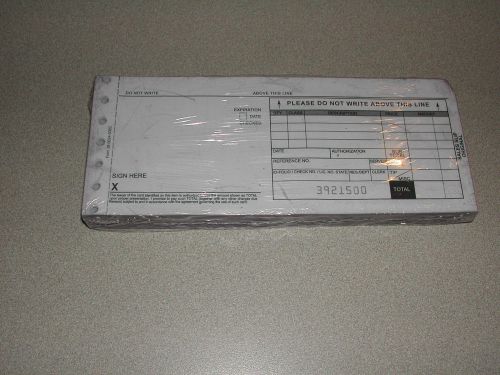 NEW 100 LONG TWO PART CREDIT CARD IMPRINTER SALES SLIP FORMS