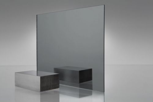 Acrylic mirror  #1050 grey  plexiglass  8&#034; x 12&#034; - 1/8&#034; ( pack of 2) for sale