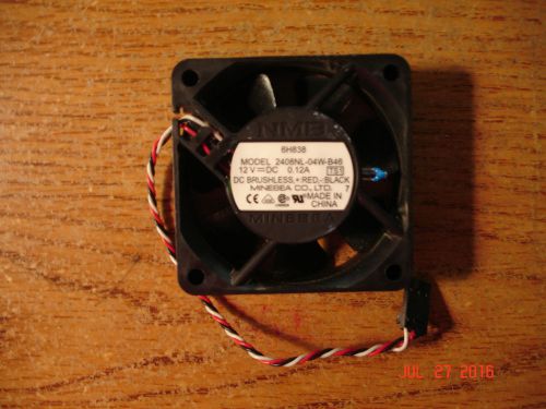 NMB 12VDC 0.12A DC BRUSHLESS FAN 2408NL-04W-B46 Tested
