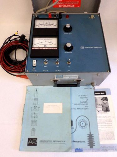 AR Associated Research Portable DC HYPOT Model 5220 Testing Cable Transformers