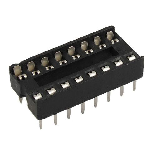 Uxcell 30 Pcs 16 Pin 2.54mm DIP IC Socket Solder Type Adaptors.