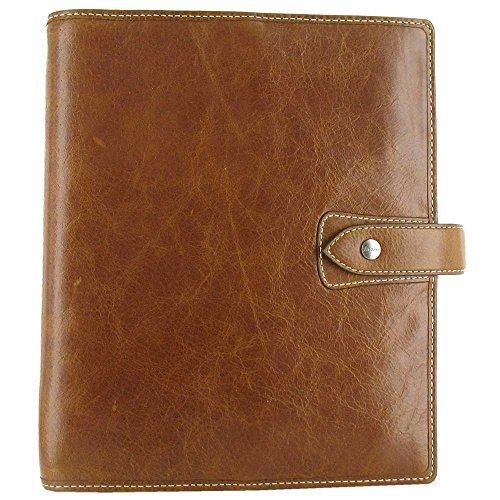 Filofax Leather A5 size Organizer Agenda Calendar Ochre 2016 Malden (025847)