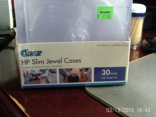 30 PAK HP SLIM JEWEL CASES