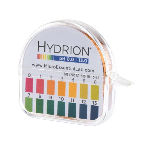 Hydrion ph paper (93) with dispenser and color chart - full range insta chek ... for sale