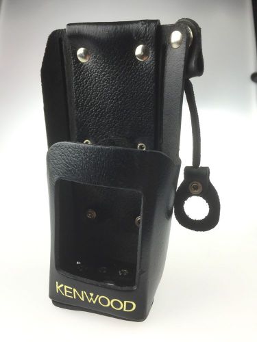 Kenwood leather carrying case klh-79b and swivel belt loop klh-6sw holster for sale