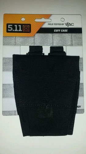New 5.11 tactical molle/tactec compatible handcuff case black 58721 for sale