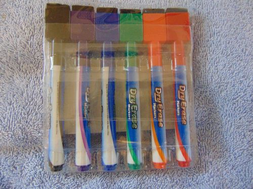 Walmart Brand Dry Erase Pens, 6-Colors