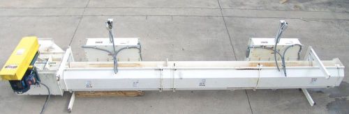 Conveyor, sidney side wall return drag type 14&#034;x 20&#039;, (2013)3hp pneumatic gates for sale