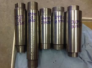 Lot Of Large Diameter Mandrels, Misc Sizes As Labeled